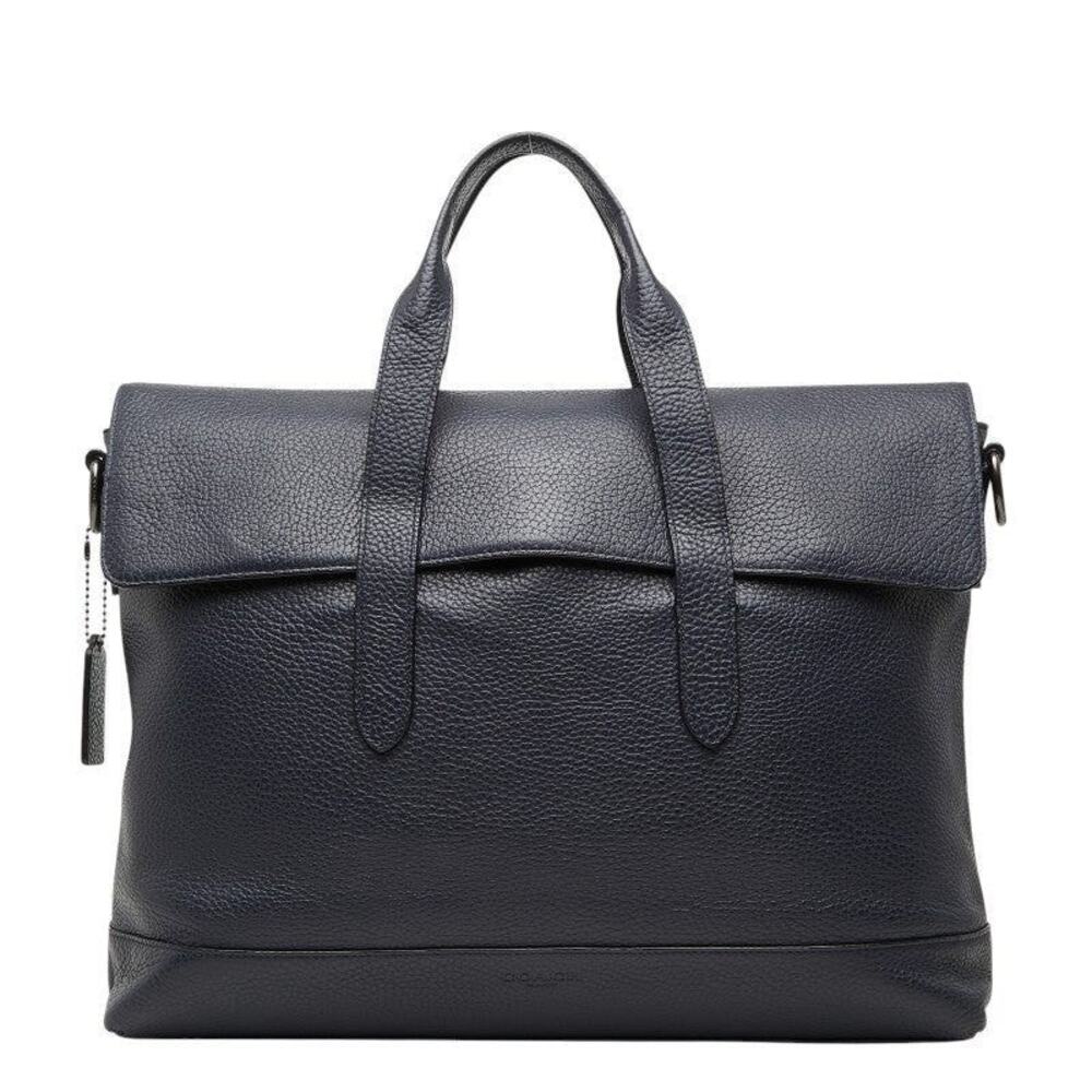 Coach Leather Handbag Navy